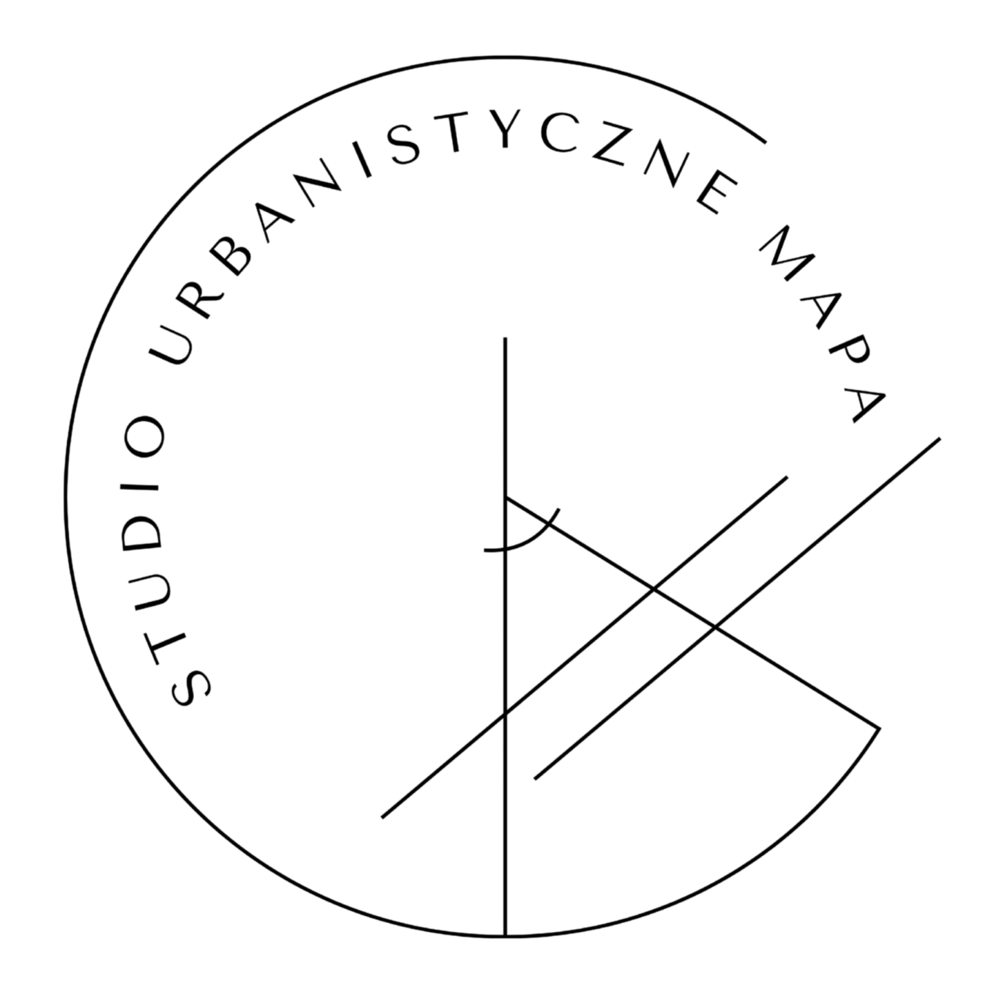 Logo Studio urbanistyczne MAPA — duży format